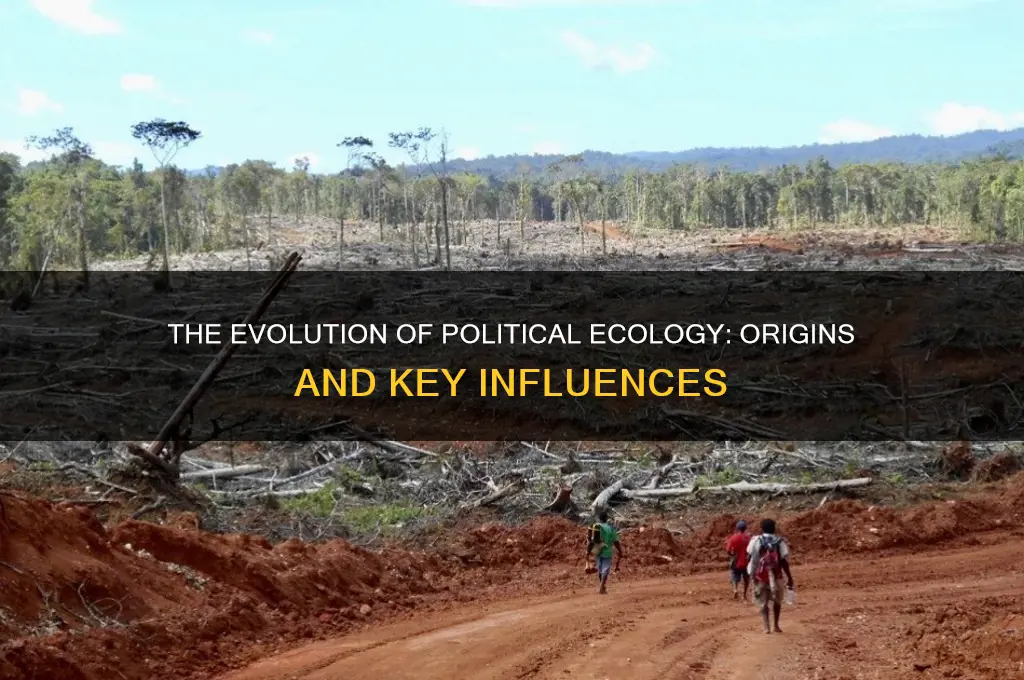 how did political ecology emerge