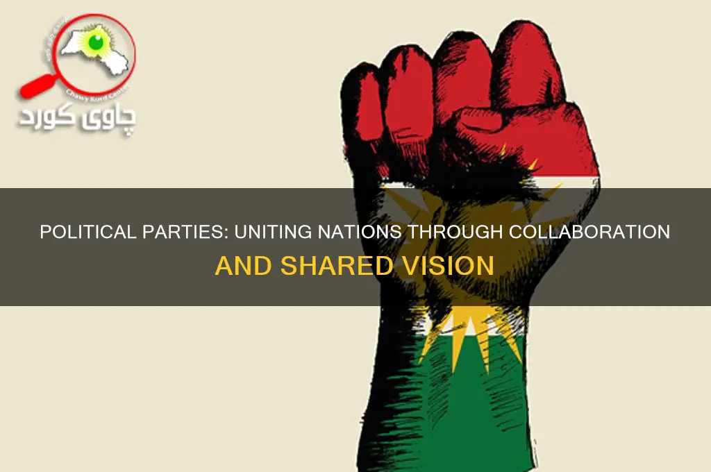 how did political parties contribute to national unity