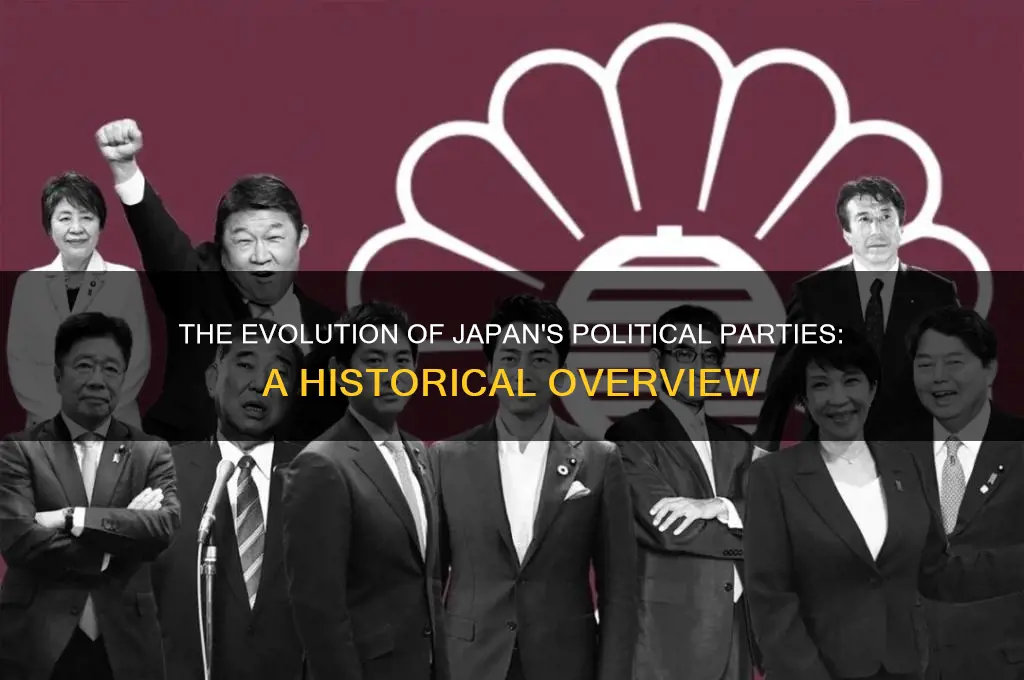 how did political parties develop in japan