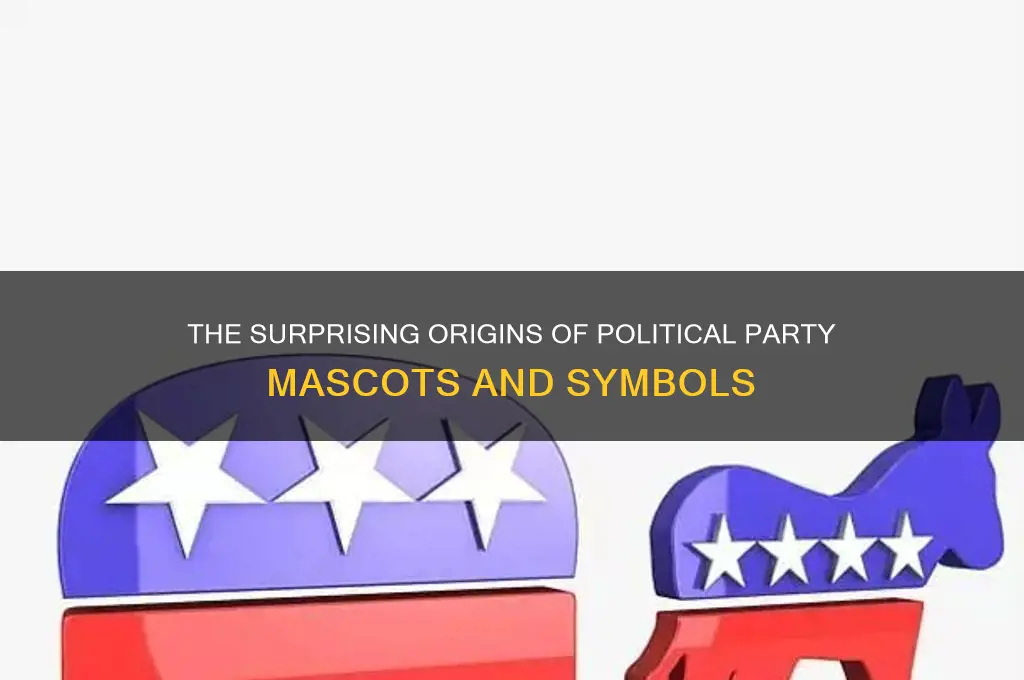 how did political parties get mascots