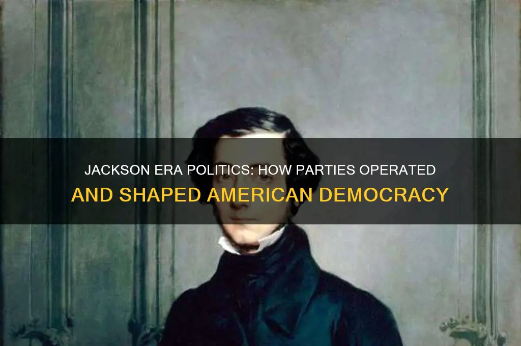 how did political parties of the jacksonian era function