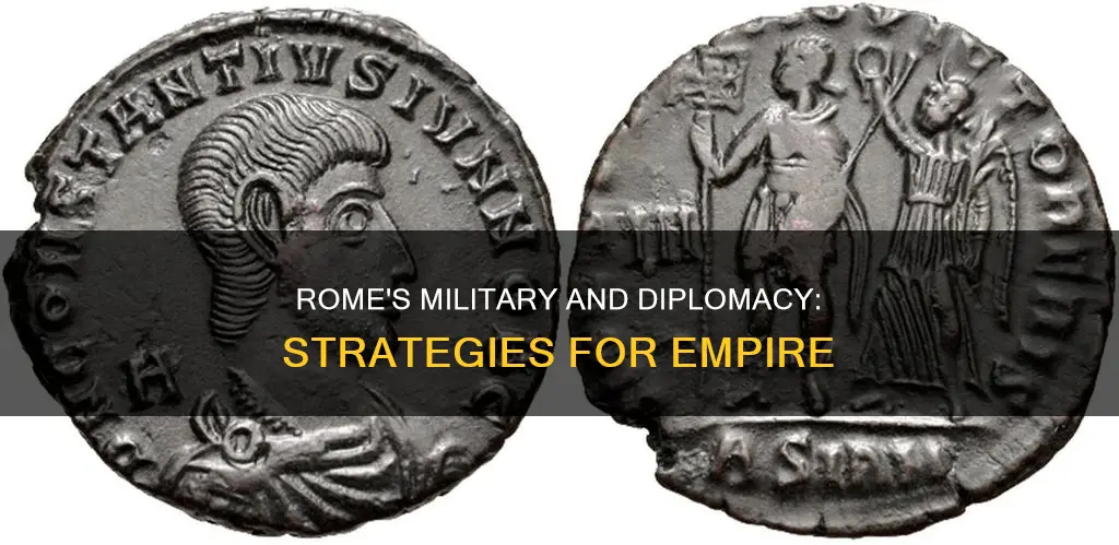 how did rome military and diplomacy