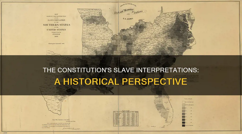 how did slavery encourage different interpretations of the constitution