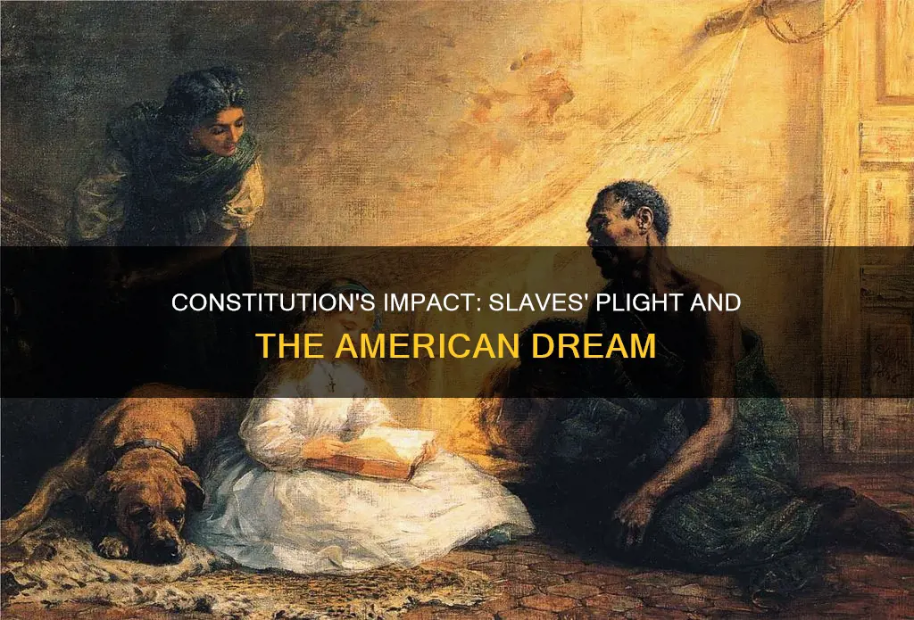 how did slaves get affected by the constitution