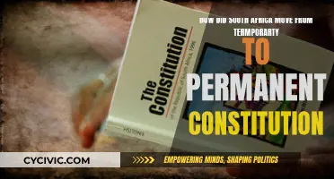 South Africa's Constitutional Evolution: Temporary to Permanent