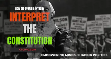 Susan B. Anthony's Constitutional Interpretation: A Woman's Right