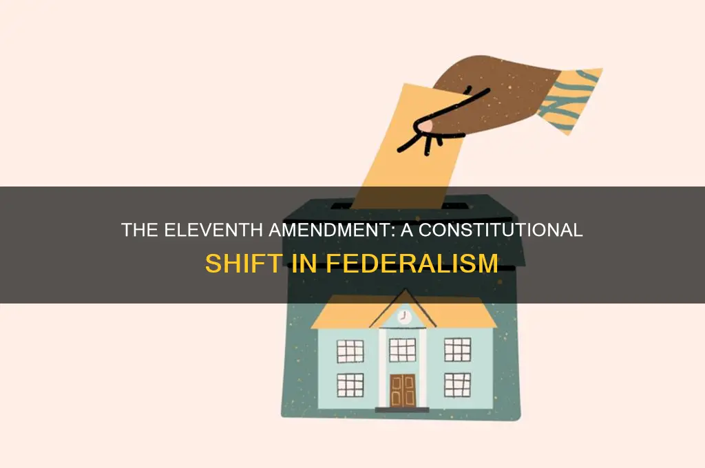 how did the 11th amendment change the constitution