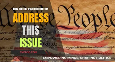 The 1851 Constitution: Addressing the Issue of..