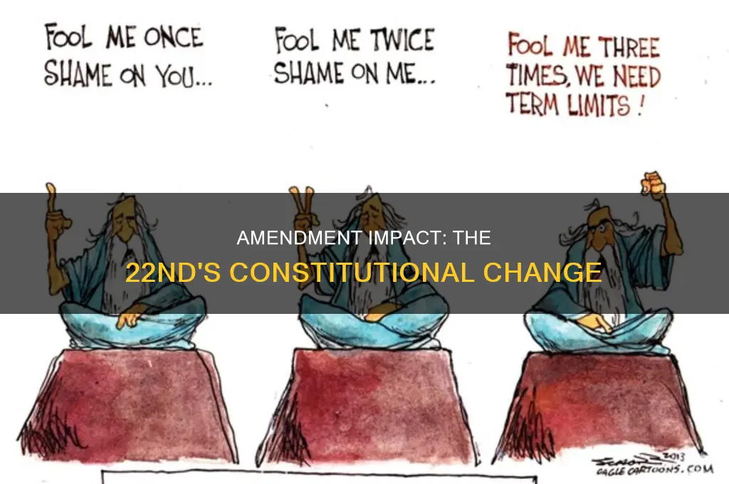 how did the 22nd amendment change the constitution