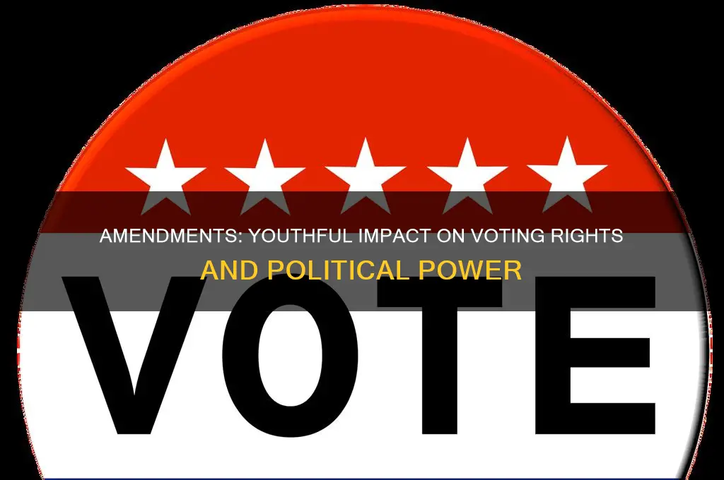 how did the 24th and 26th amendments change the constitution