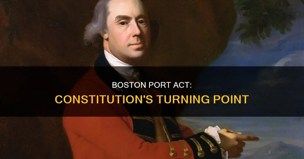 how did the boston port act influence the constitution