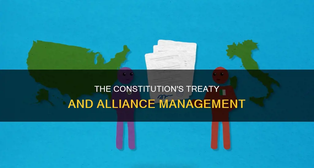 how did the constitution deal with treaties and alliances