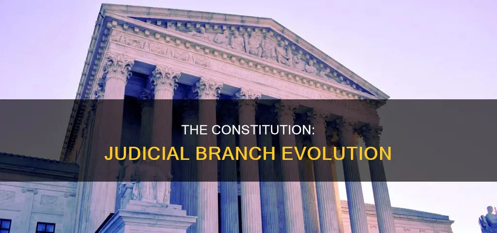 how did the constitution fix no judicial branch