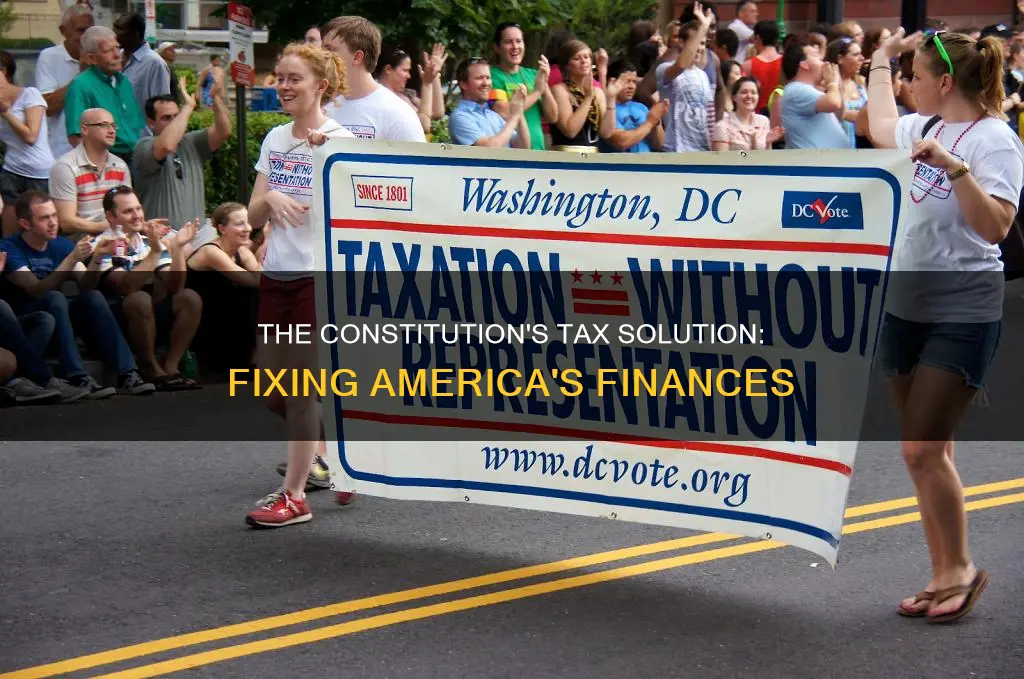 how did the constitution fix the tax problem