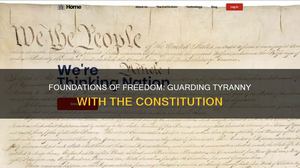 how did the constitution guard against tyranny dbq answers