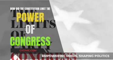 Constitution's Limits on Congress: Power Checks and Balances