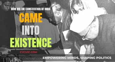 The Evolution of India's Constitution