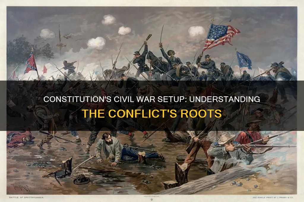 how did the constitution set up the civil war