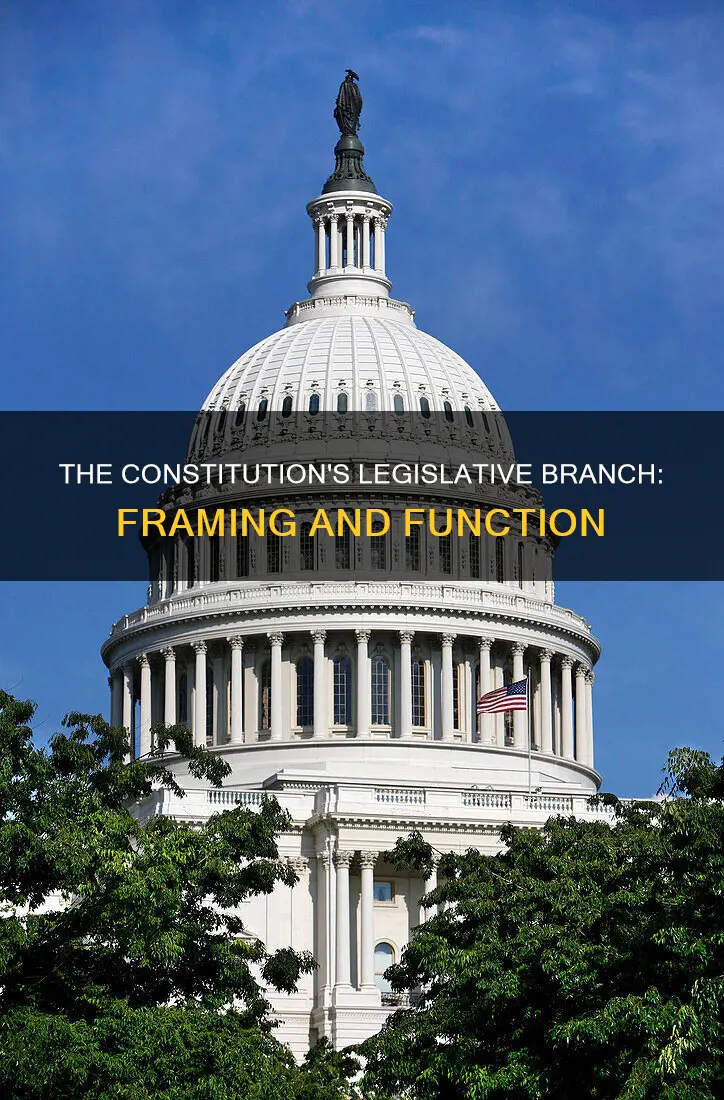how did the constitution set up the legislative branch