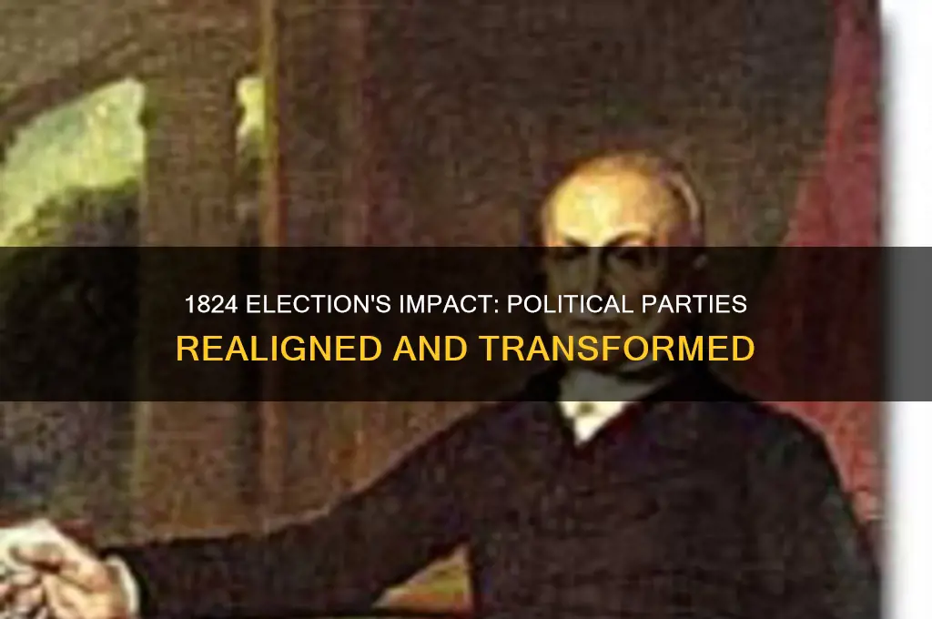 how did the election of 1824 rearrange political parties