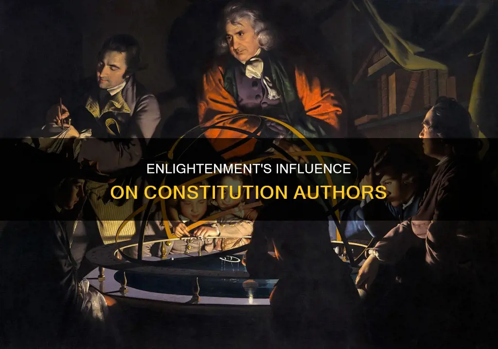 how did the enlightenment influence the constitution authors
