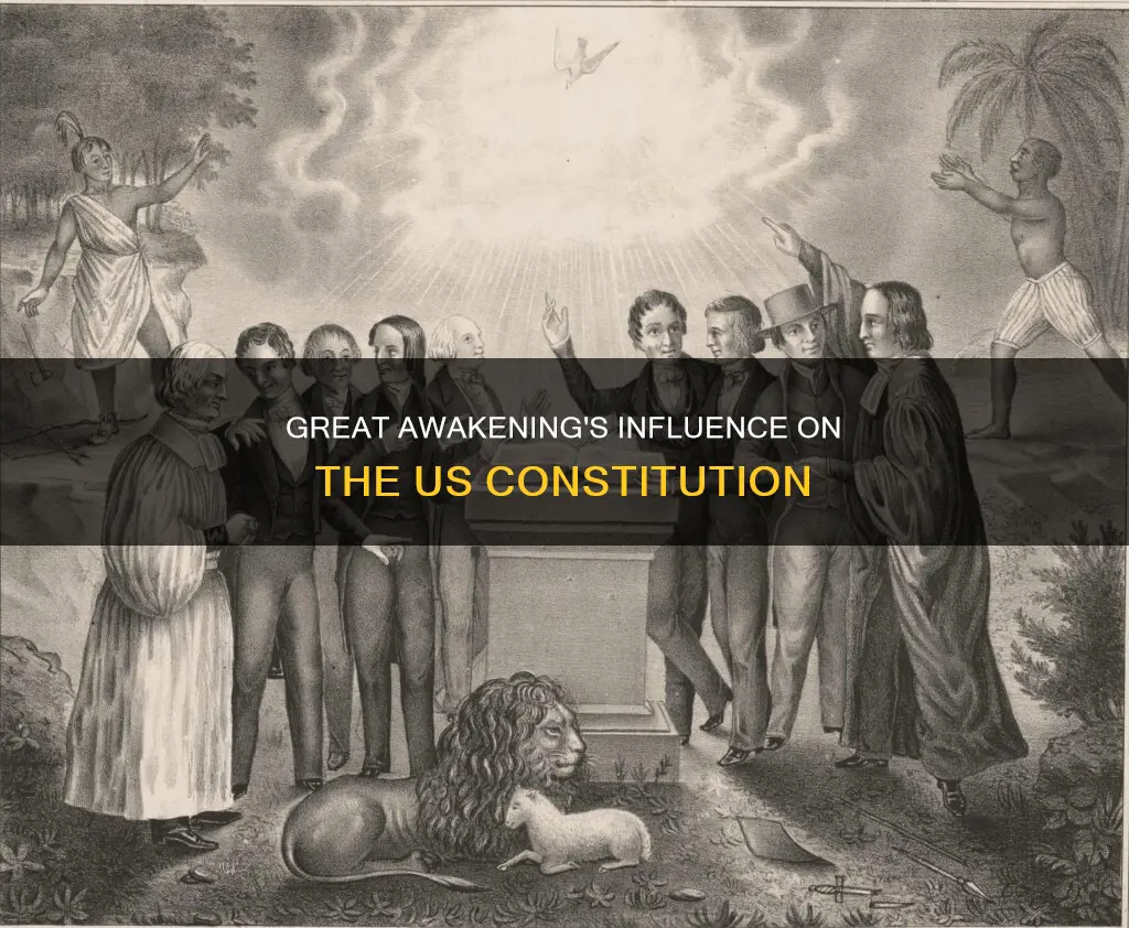 how did the first great awakening influence the constitution