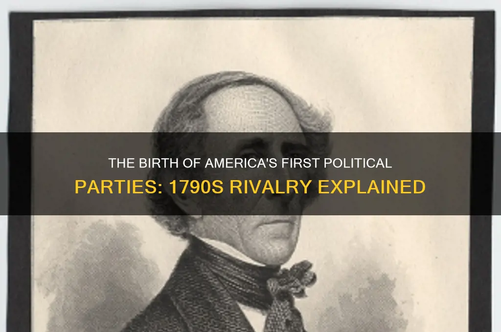 how did the first two political parties emerge 1790