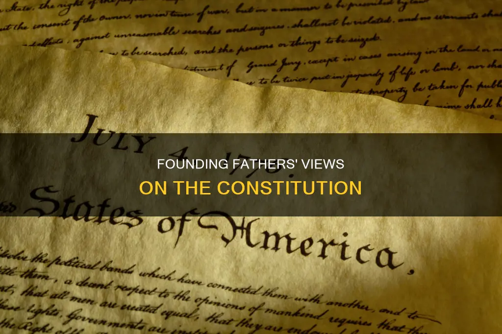 how did the founding fathers feel about the constitution
