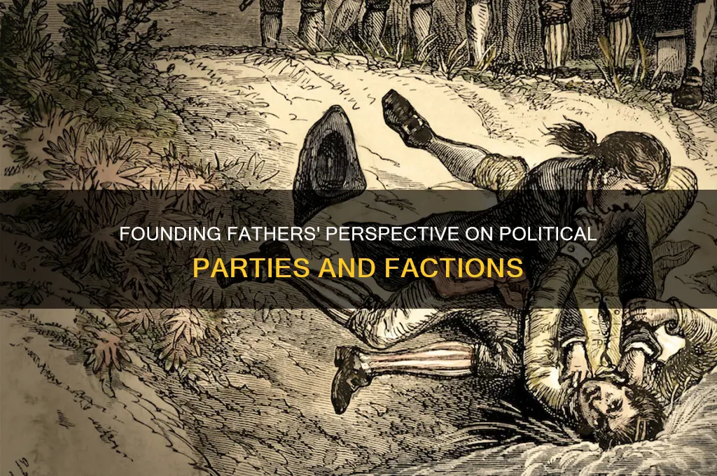 how did the founding fathers view political parties factions