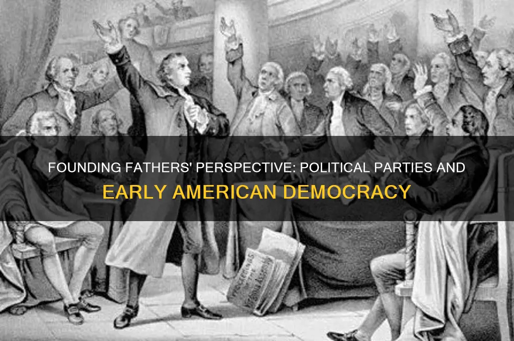 how did the founding fathers view political parties