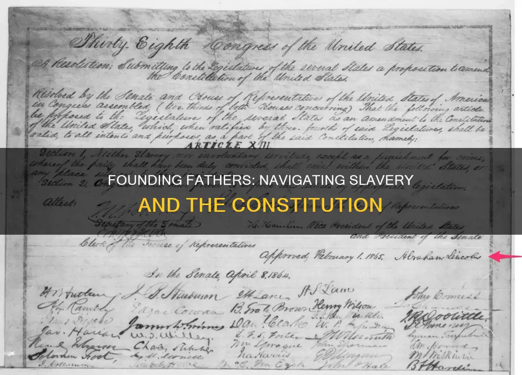 how did the framers of the constitution deal with slavery