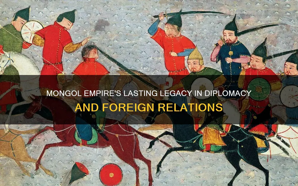 how did the mongols impact diplomacy
