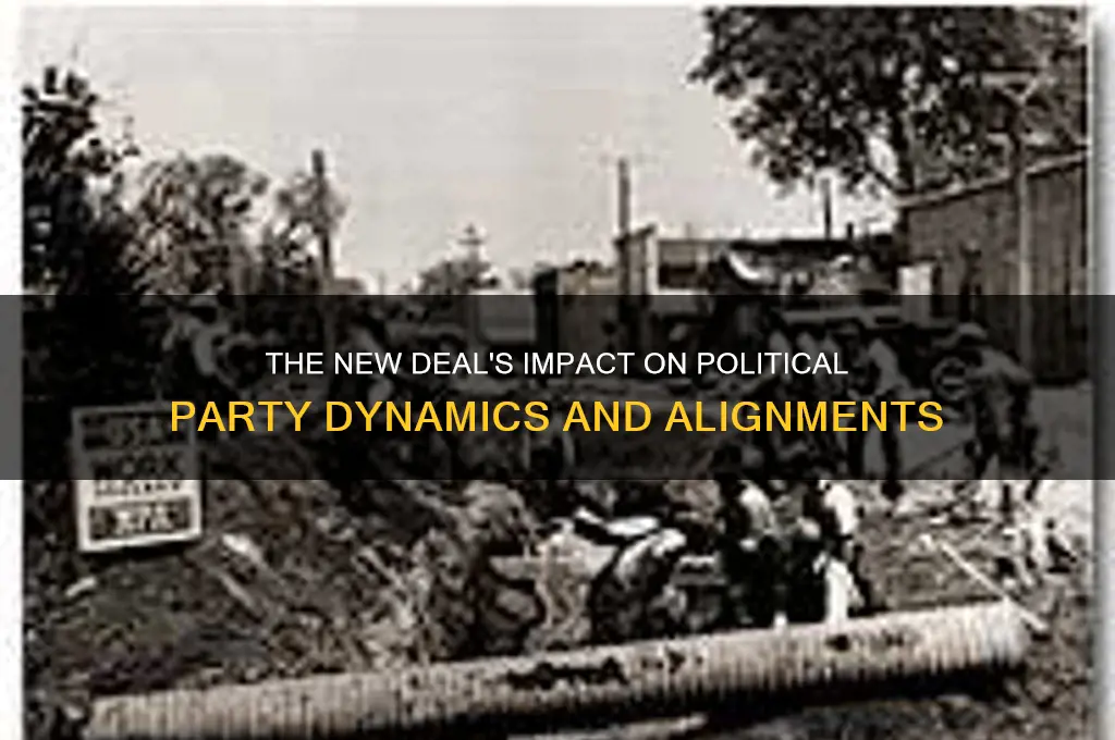 how did the new deal affect political parties