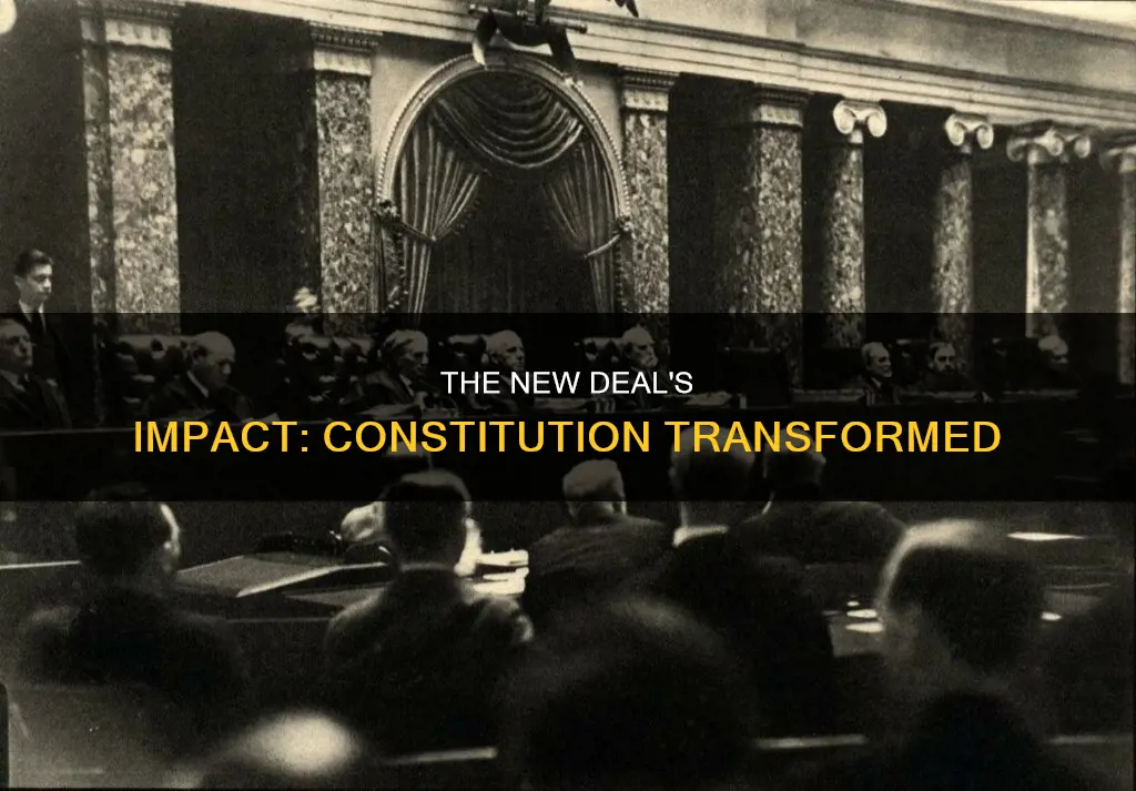 how did the new deal affect the constitution