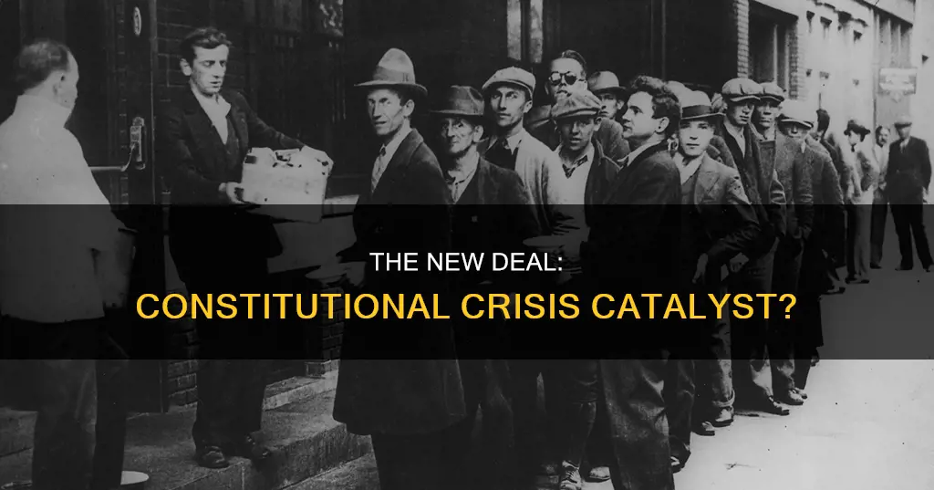 how did the new deal create a constitutional crisis