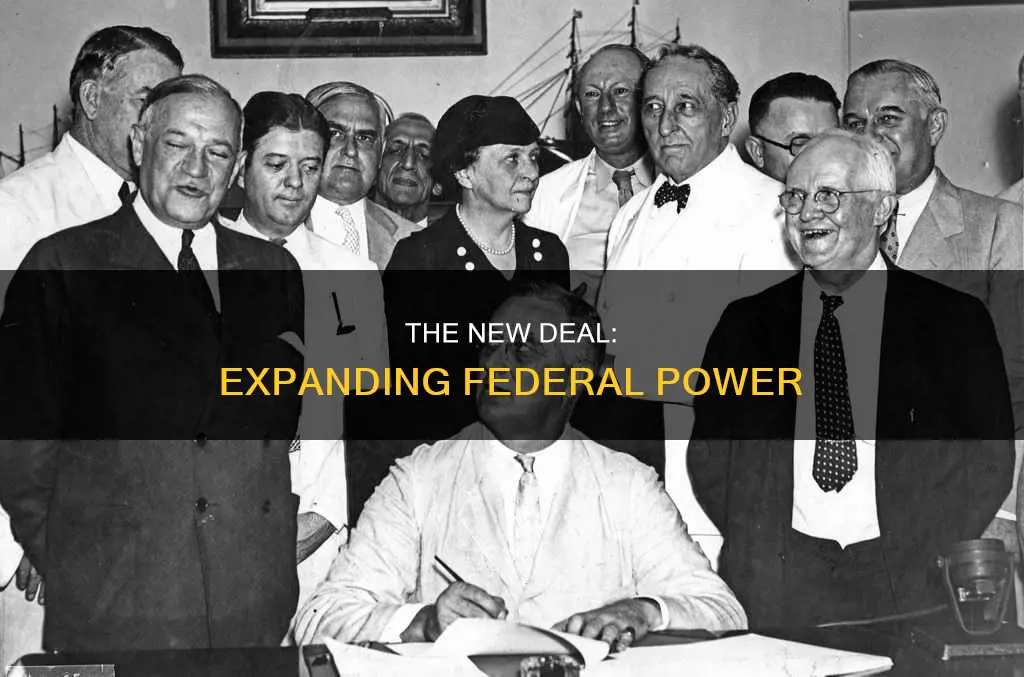 how did the new deal depart from traditional constitutional prerogatives