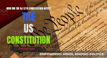 The NJ 1776 Constitution's Influence on the US Constitution