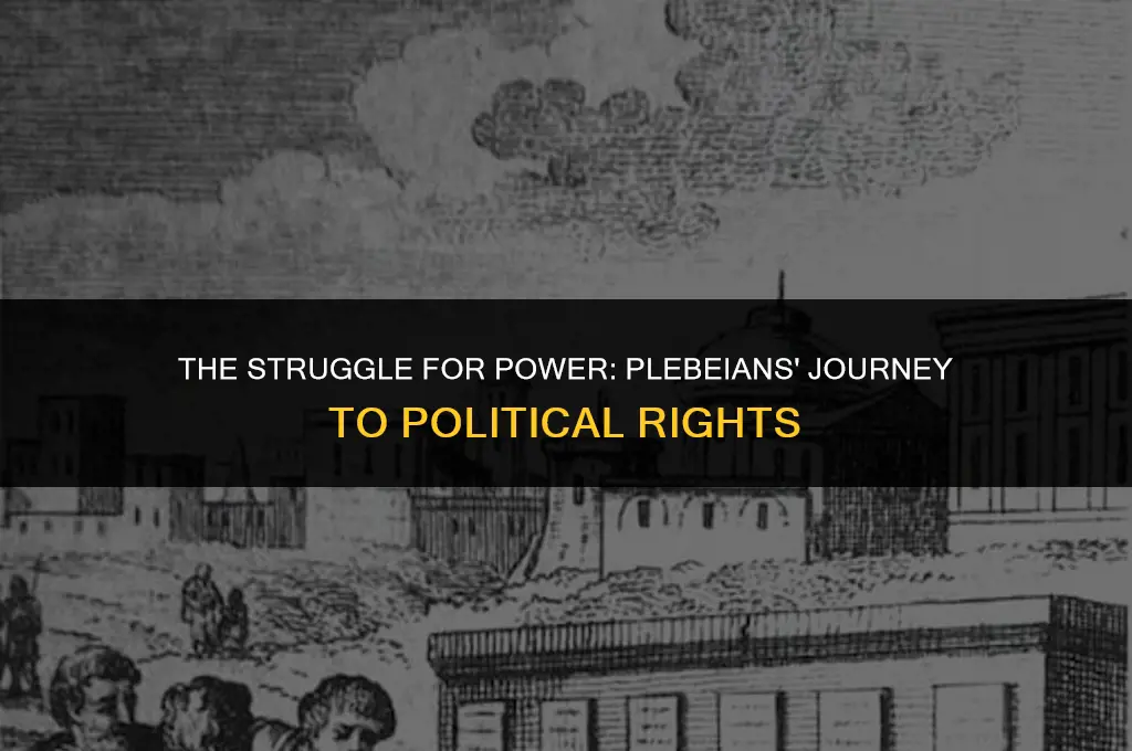 how did the plebeians gain political rights