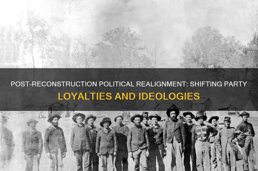 how did the political parties shift after reconstruction