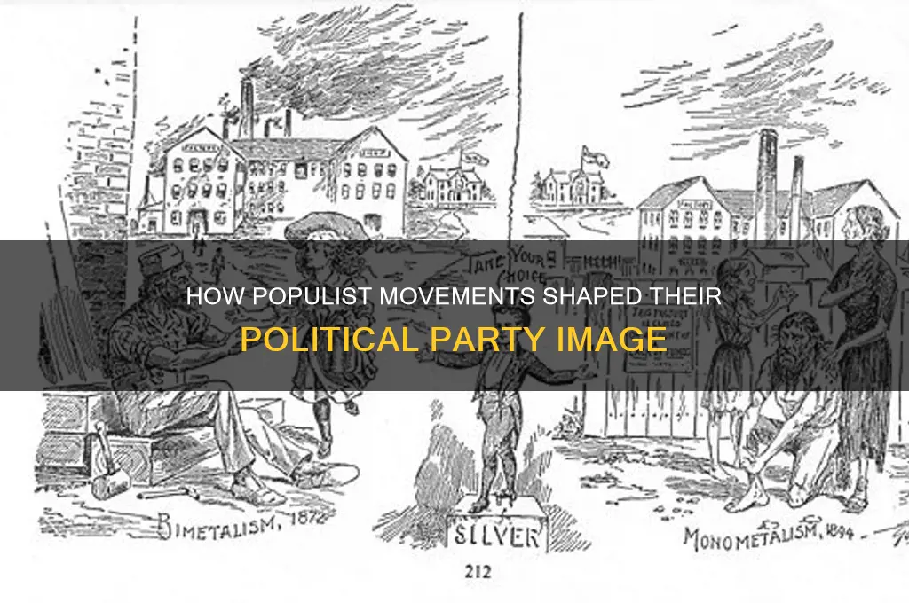 how did the populist portray their political party