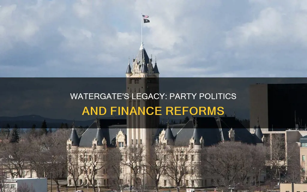 how did the post-watergate campaign finance reforms change party politics