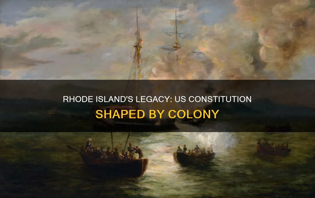 how did the rhode island colony influence the us constitution