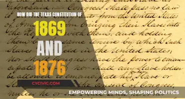 Texas Constitution: 1869 vs 1876