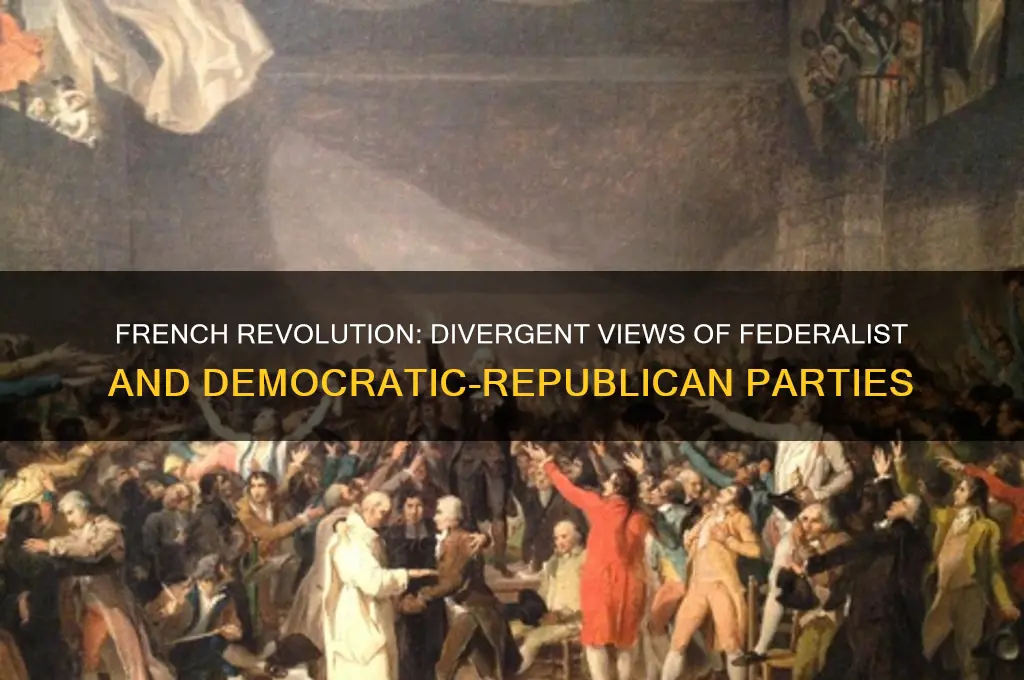 how did the two political parties view the french revolution