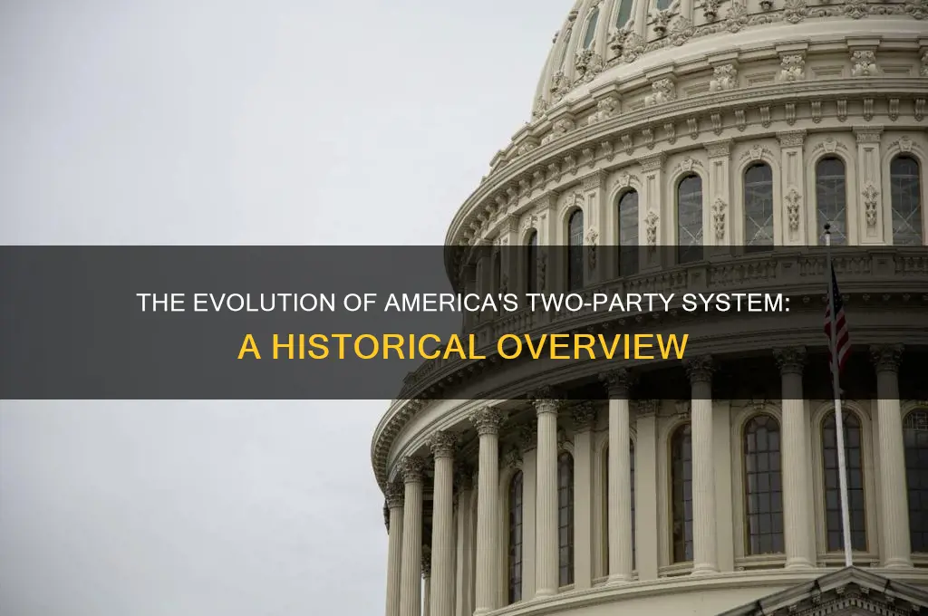 how did the us become only 2 major political parties