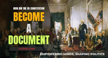 The Constitution's Journey: From Idea to Document