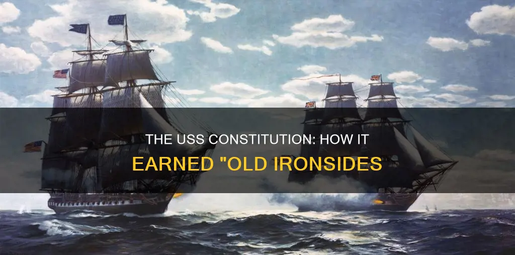 how did the uss constitution earn its nickname