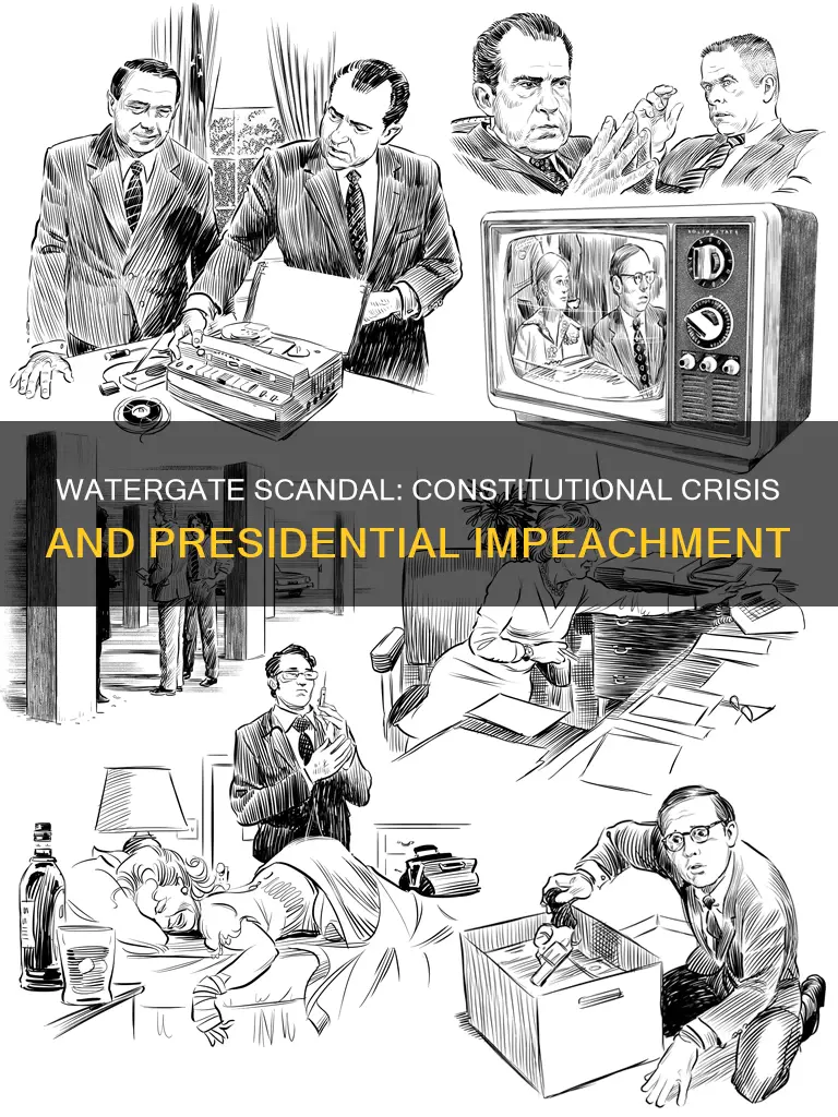 how did the watergate scandal create a constitutional crisis