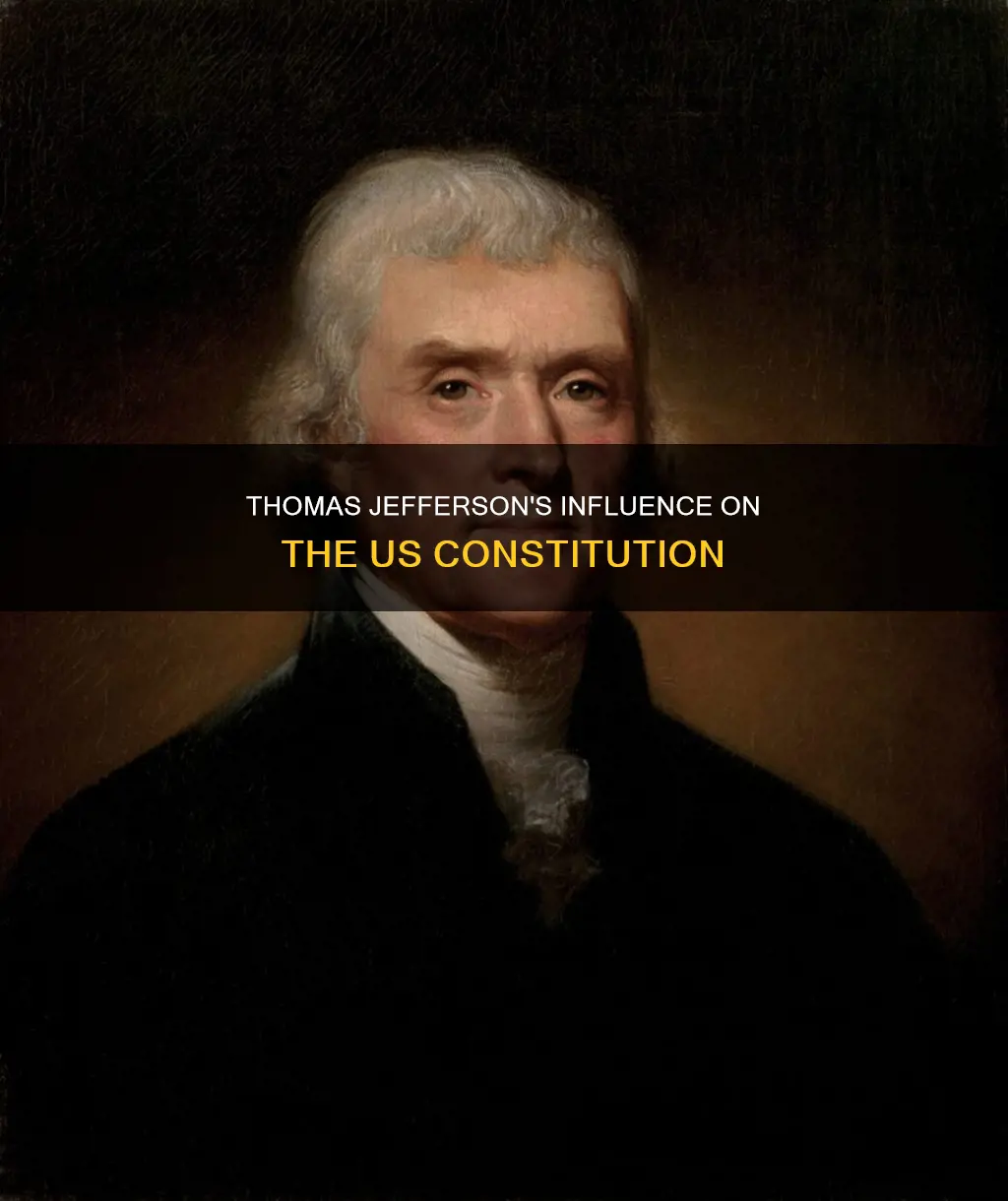 how did thomas jefferson help write the constitution