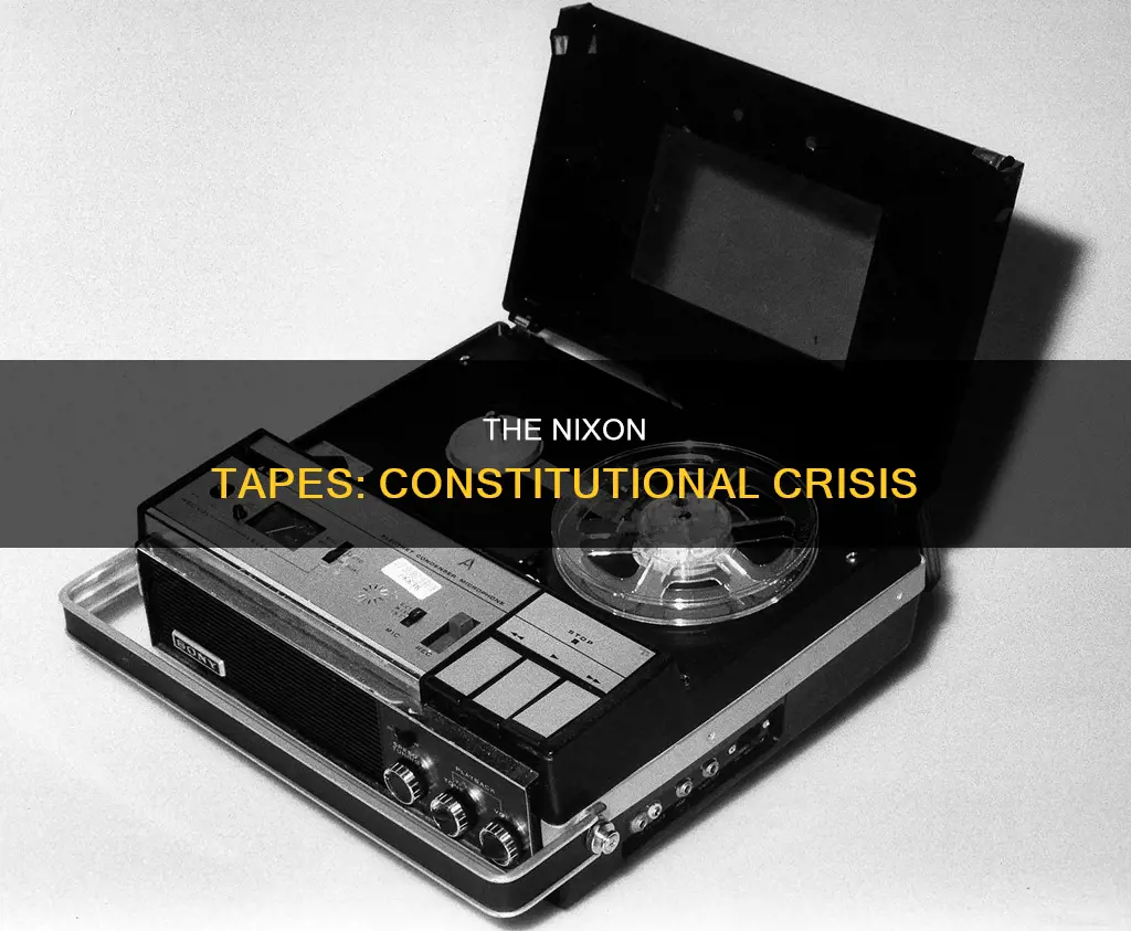 how did us v nixon raise a constitutional question